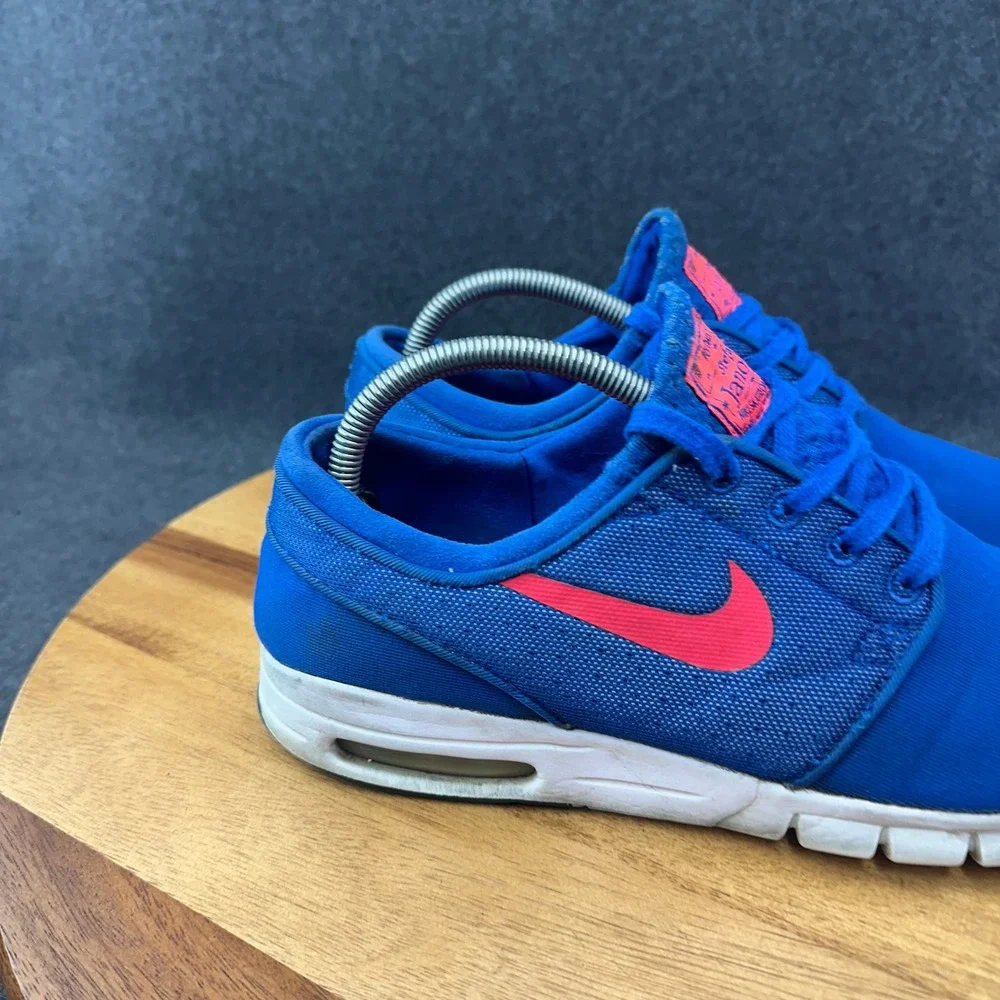 Nike Stefan Janoski Max Game Royal Hyper Punch Men's Sz 9.5 Shoes 631303-461